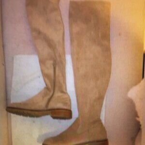 Women's Tan Knee-High Boots